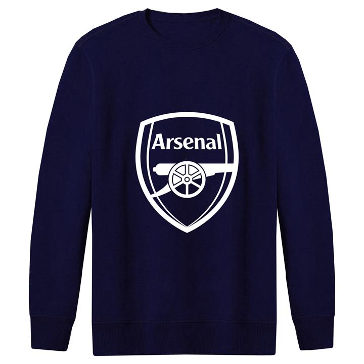 سویشرت مردانه طرح آرسنال کد R09 رنگ سورمه ای